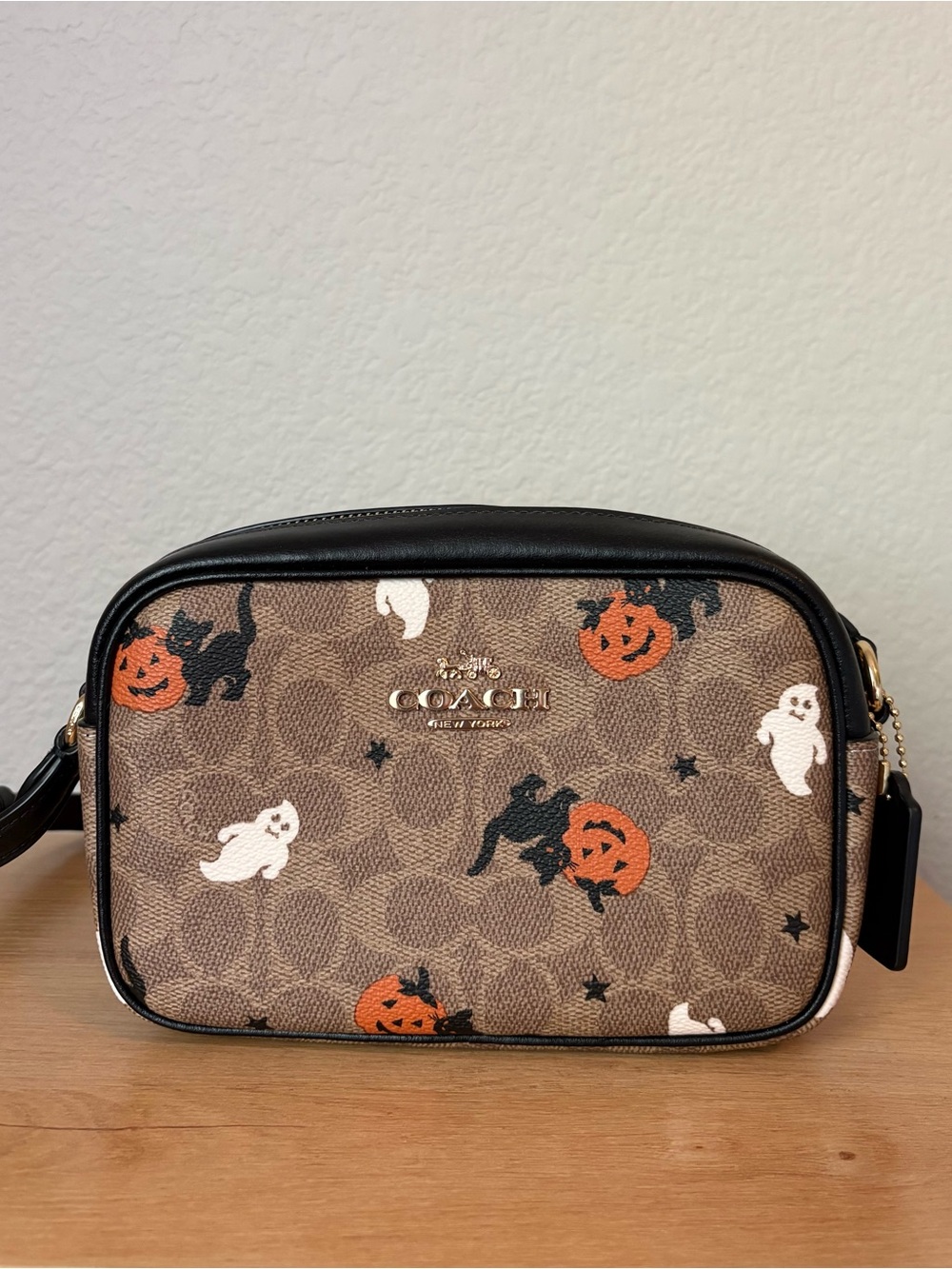 🎃 COACH Mini Jamie Bag with Halloween Graphic Print 🎃